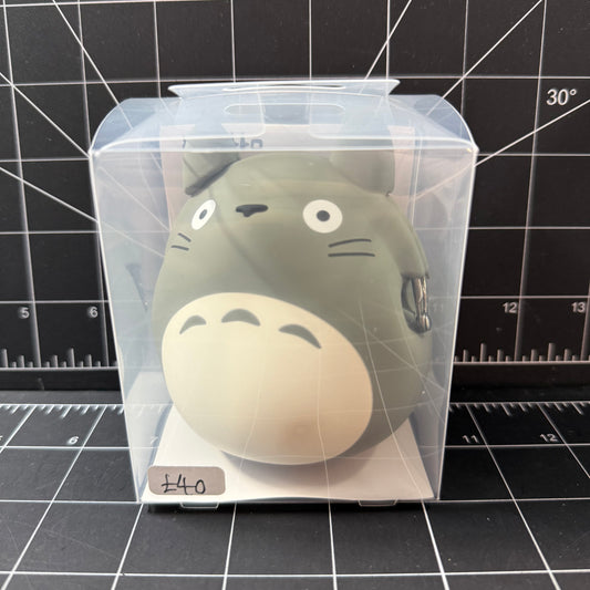 Studio Ghibili My Neighbor Totoro Silicon Clasp Coin Purse (Grey)