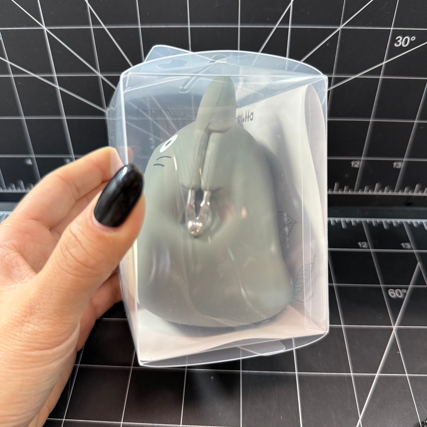Studio Ghibili My Neighbor Totoro Silicon Clasp Coin Purse (Grey)