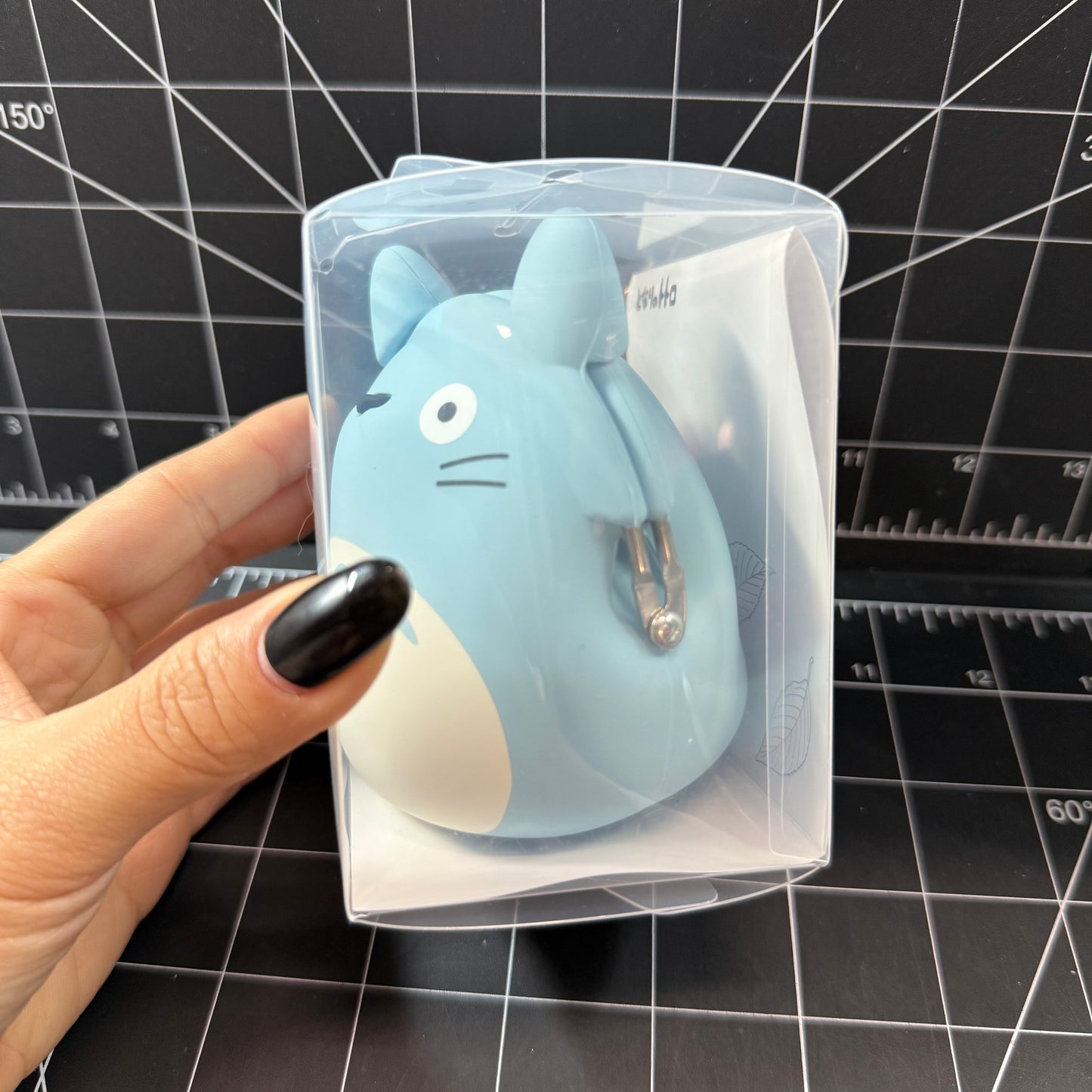 Studio Ghibili My Neighbor Totoro Silicon Clasp Coin Purse (Blue)
