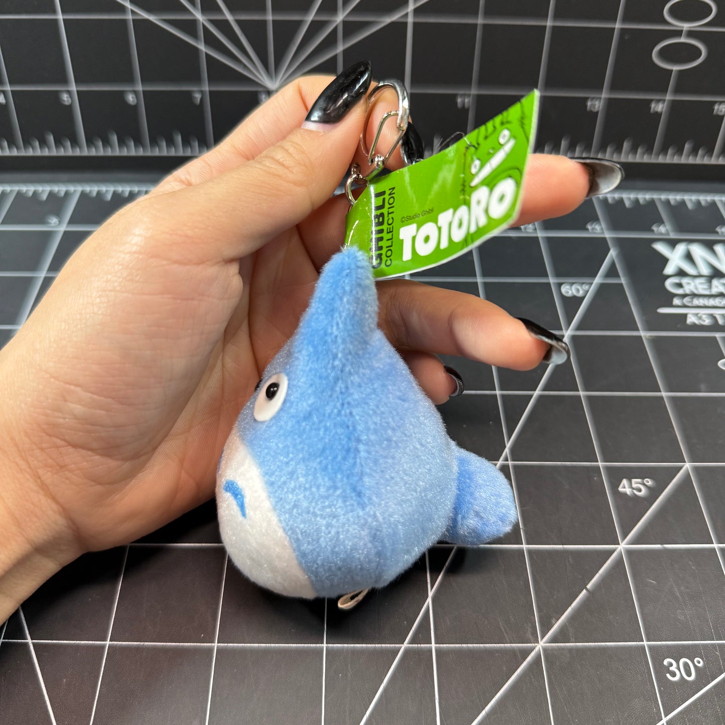 Studio Ghibili My Neighbor Totoro Fluffy Chu Totoro Keychain