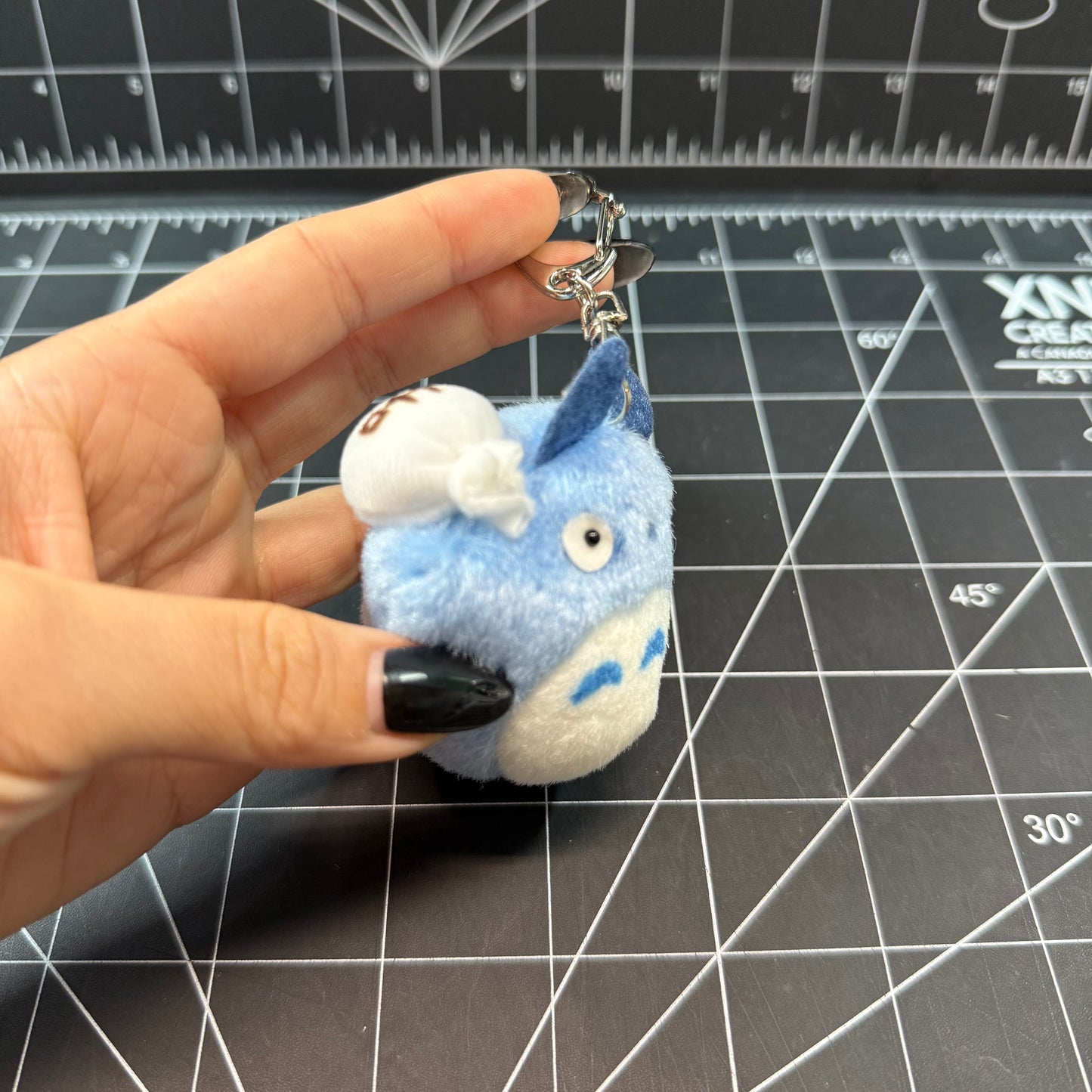 Studio Ghibili My Neighbor Totoro Fluffy Chu Totoro Keychain