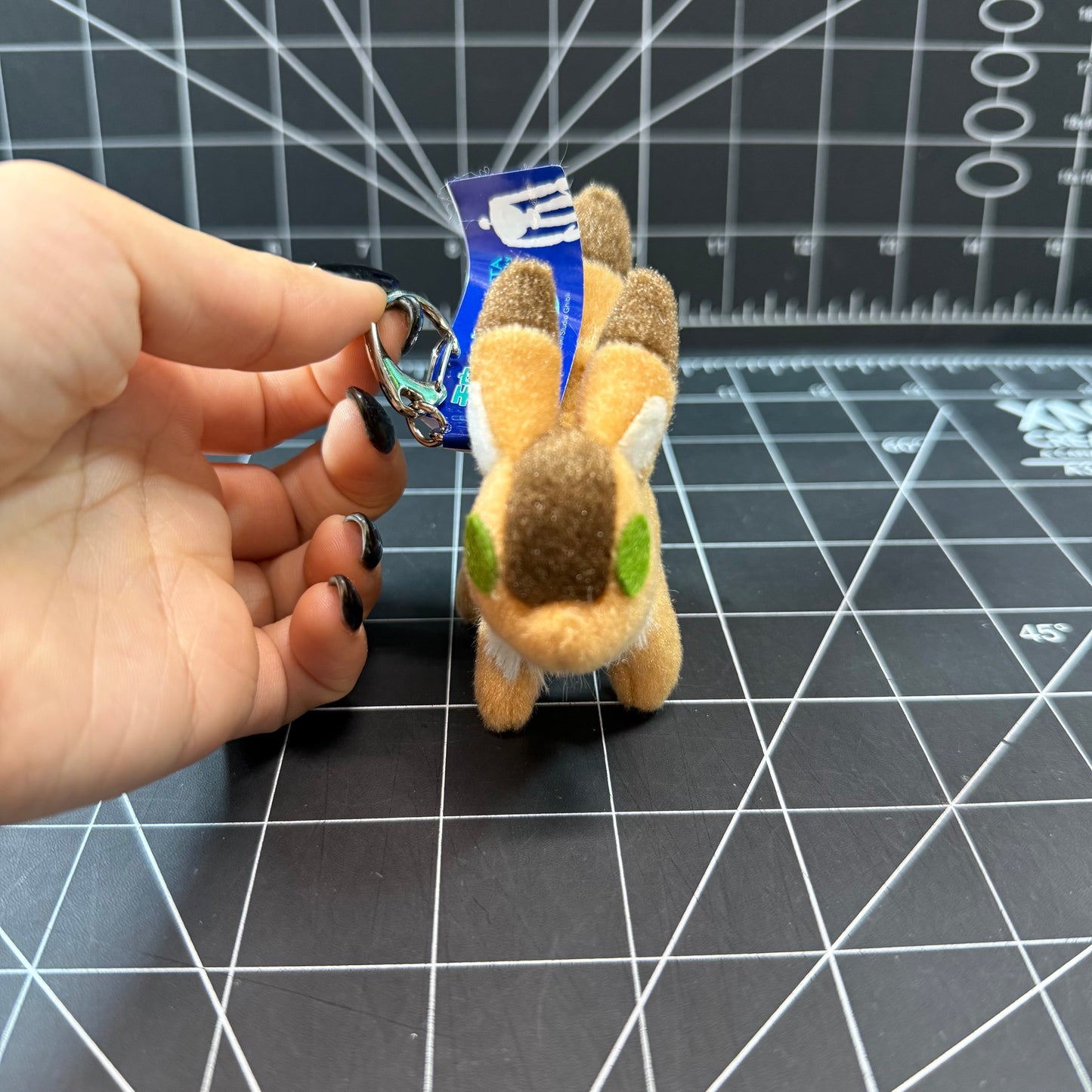 Studio Ghibili Laputa Castle in the Sky Fluffy Teto Fox Squirrel Keychain