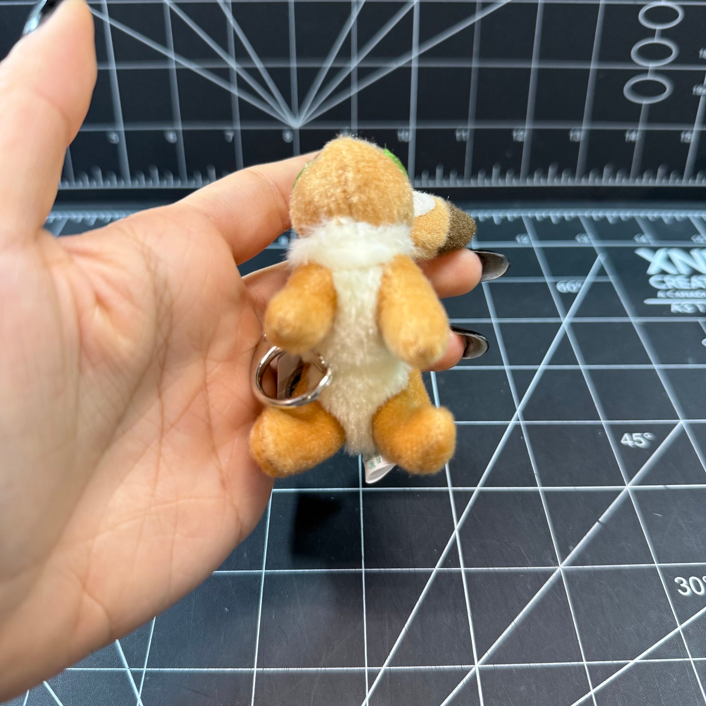 Studio Ghibili Laputa Castle in the Sky Fluffy Teto Fox Squirrel Keychain