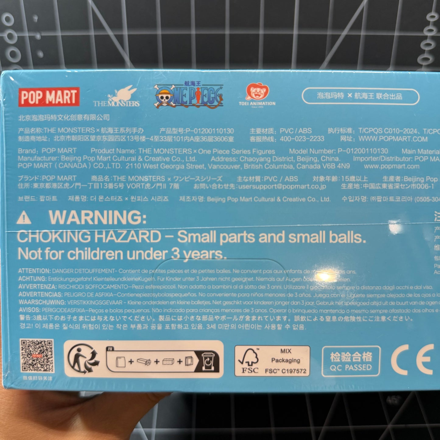 POP MART The Monsters x One Piece Series Figures