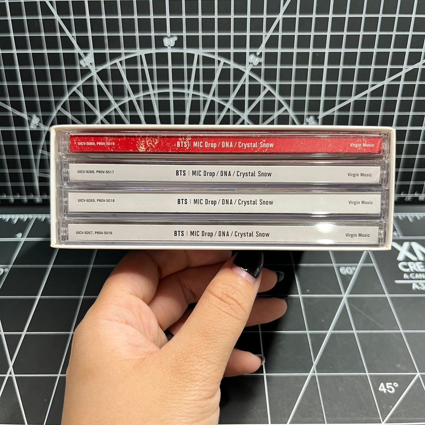 BTS MIC Drop/DNA/Crystal Snow Japan CD Limited Edition Set of 4