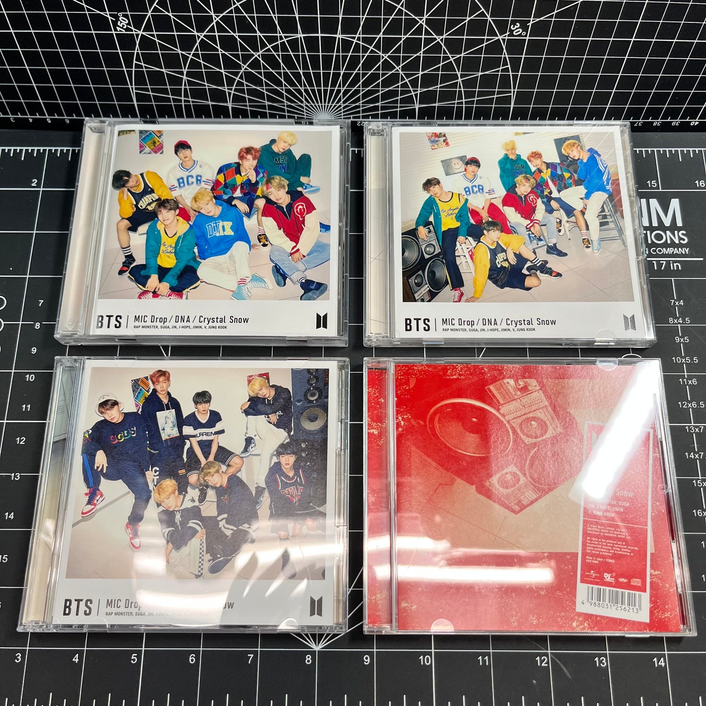BTS MIC Drop/DNA/Crystal Snow Japan CD Limited Edition Set of 4