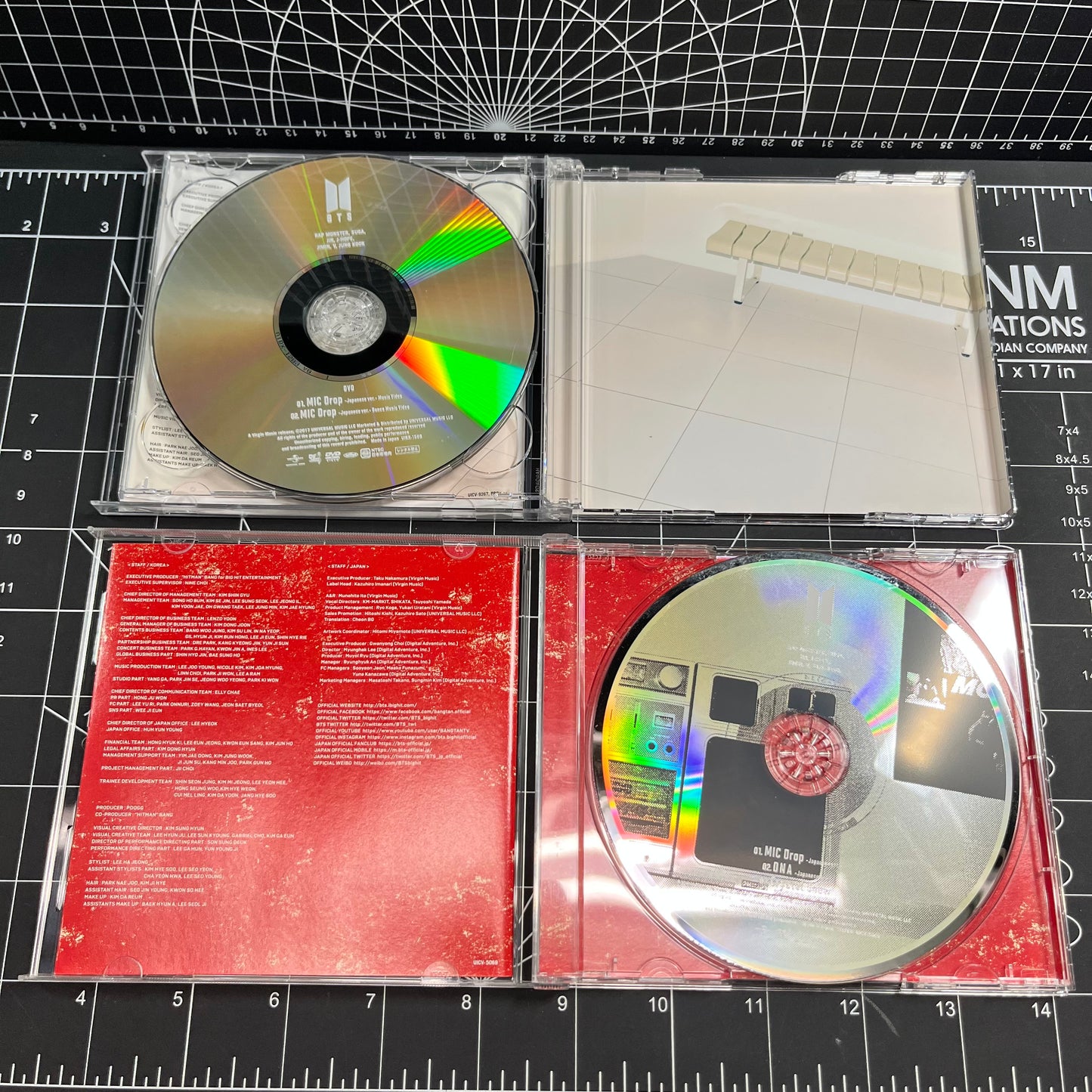 BTS MIC Drop/DNA/Crystal Snow Japan CD Limited Edition Set of 4