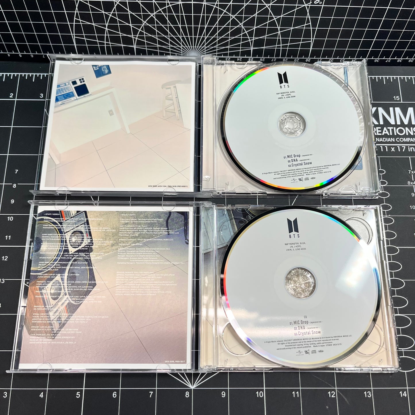 BTS MIC Drop/DNA/Crystal Snow Japan CD Limited Edition Set of 4
