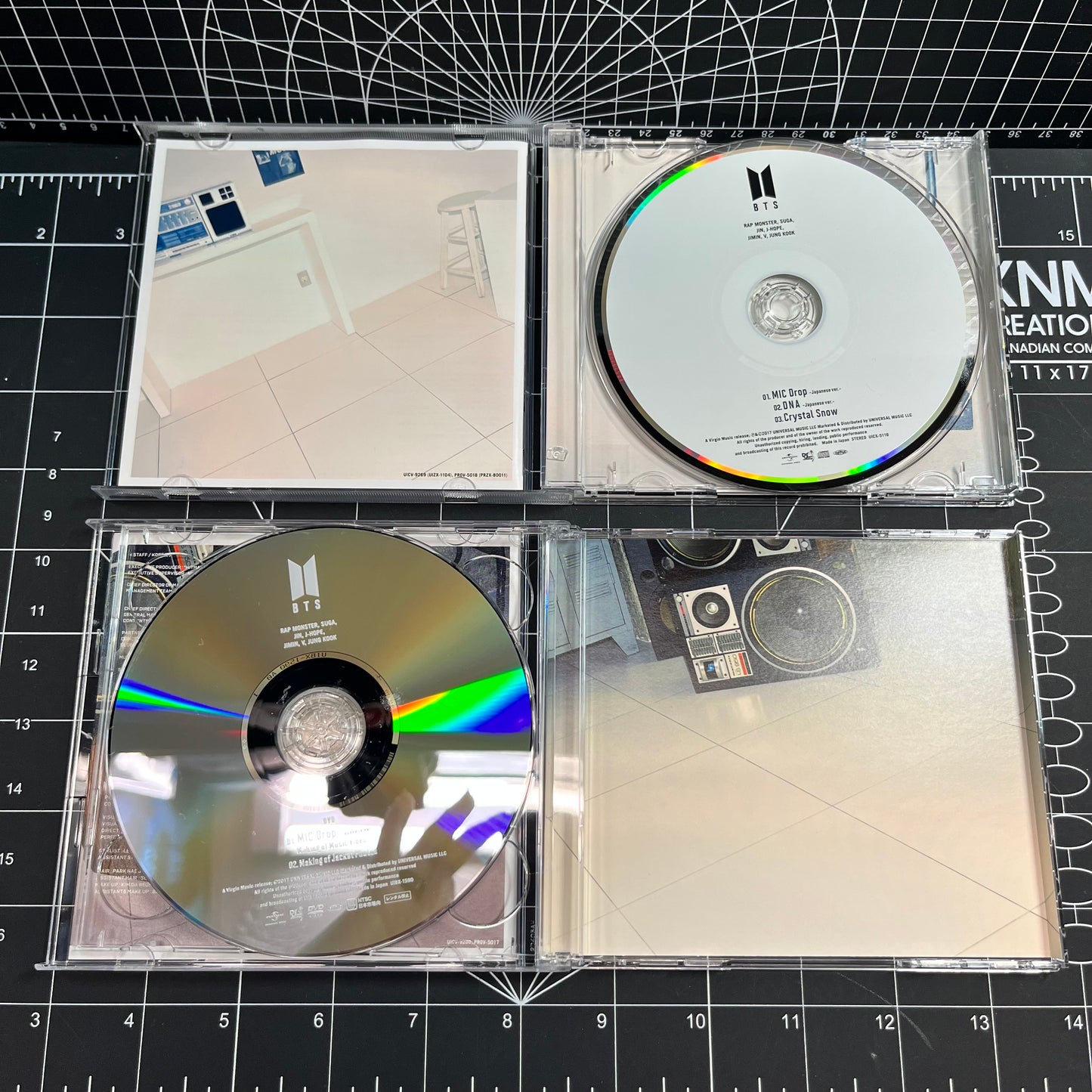 BTS MIC Drop/DNA/Crystal Snow Japan CD Limited Edition Set of 4
