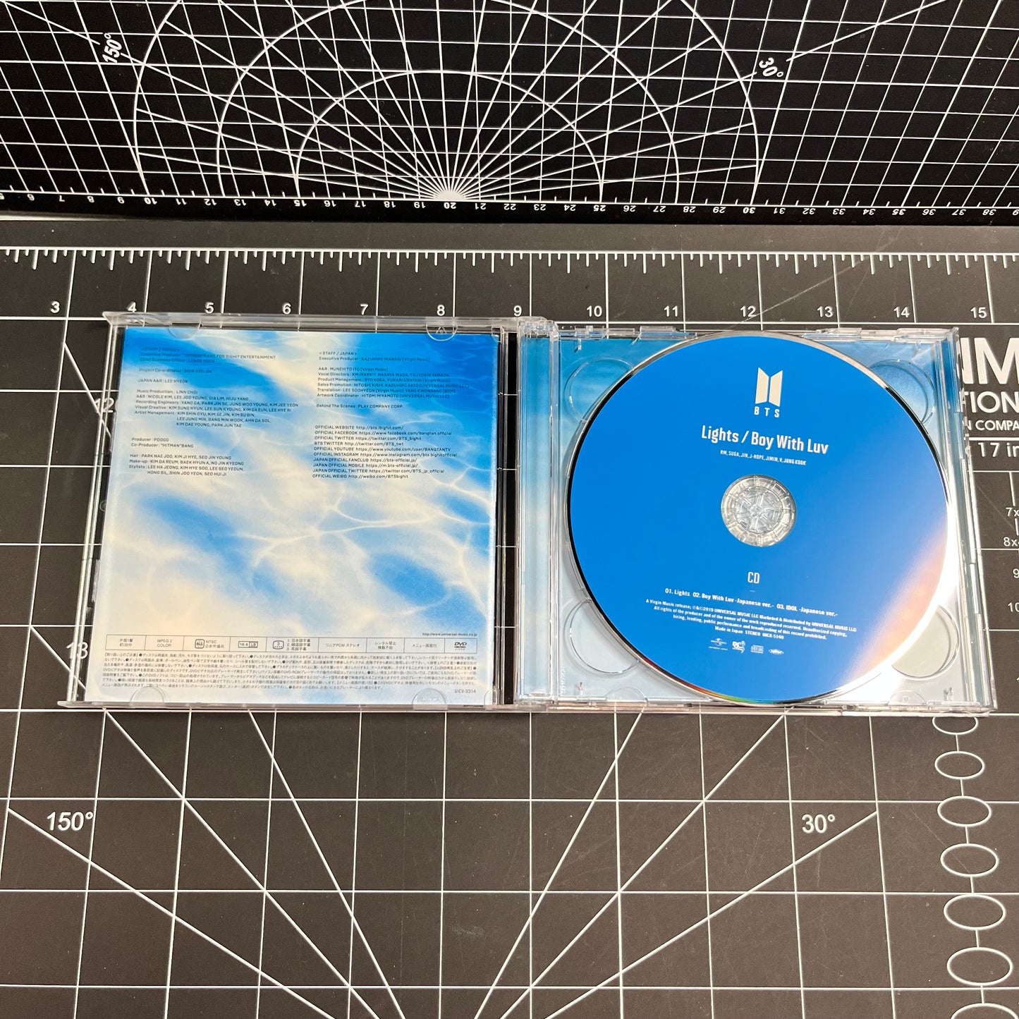 BTS Lights/Boy With Luv Japan CD & DVD