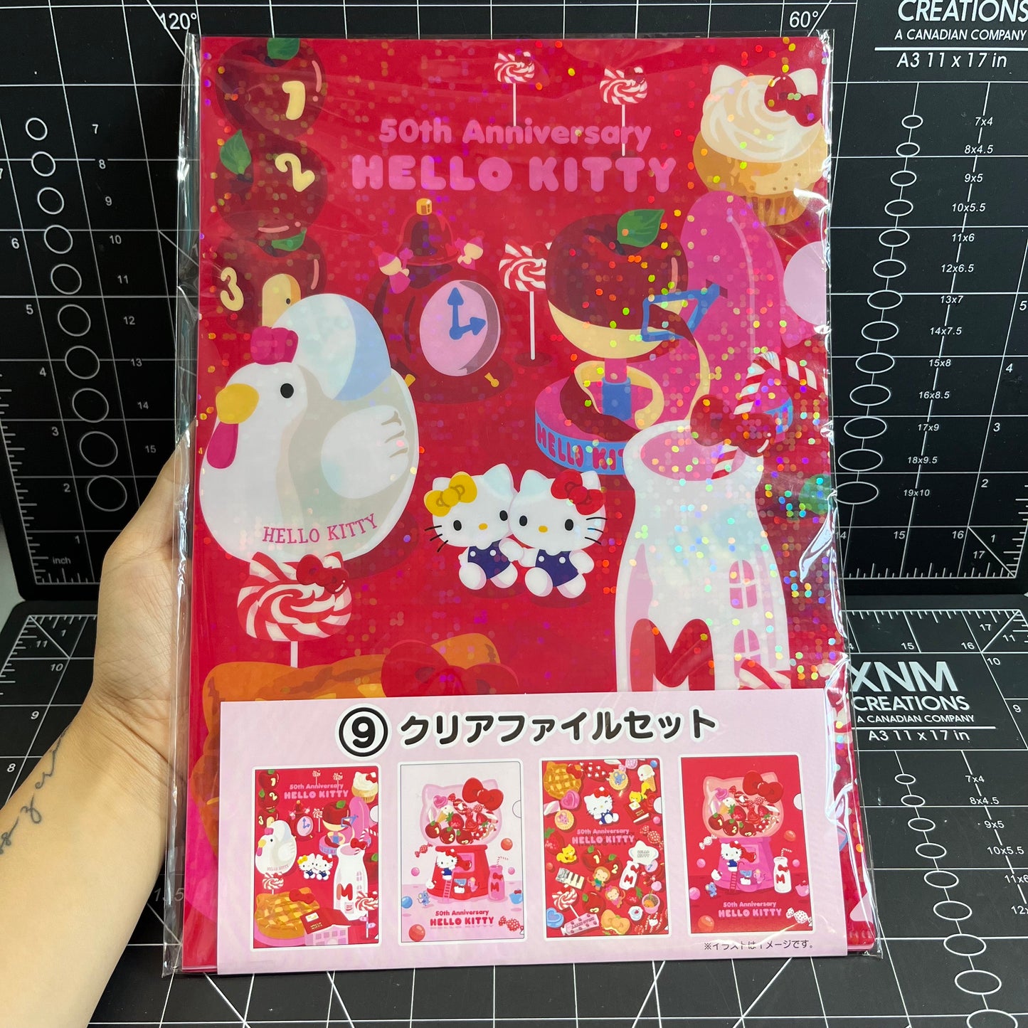 Sanrio Helly Kitty 50th Anniversary Kuji Prize A4 File Set of 4 Designs