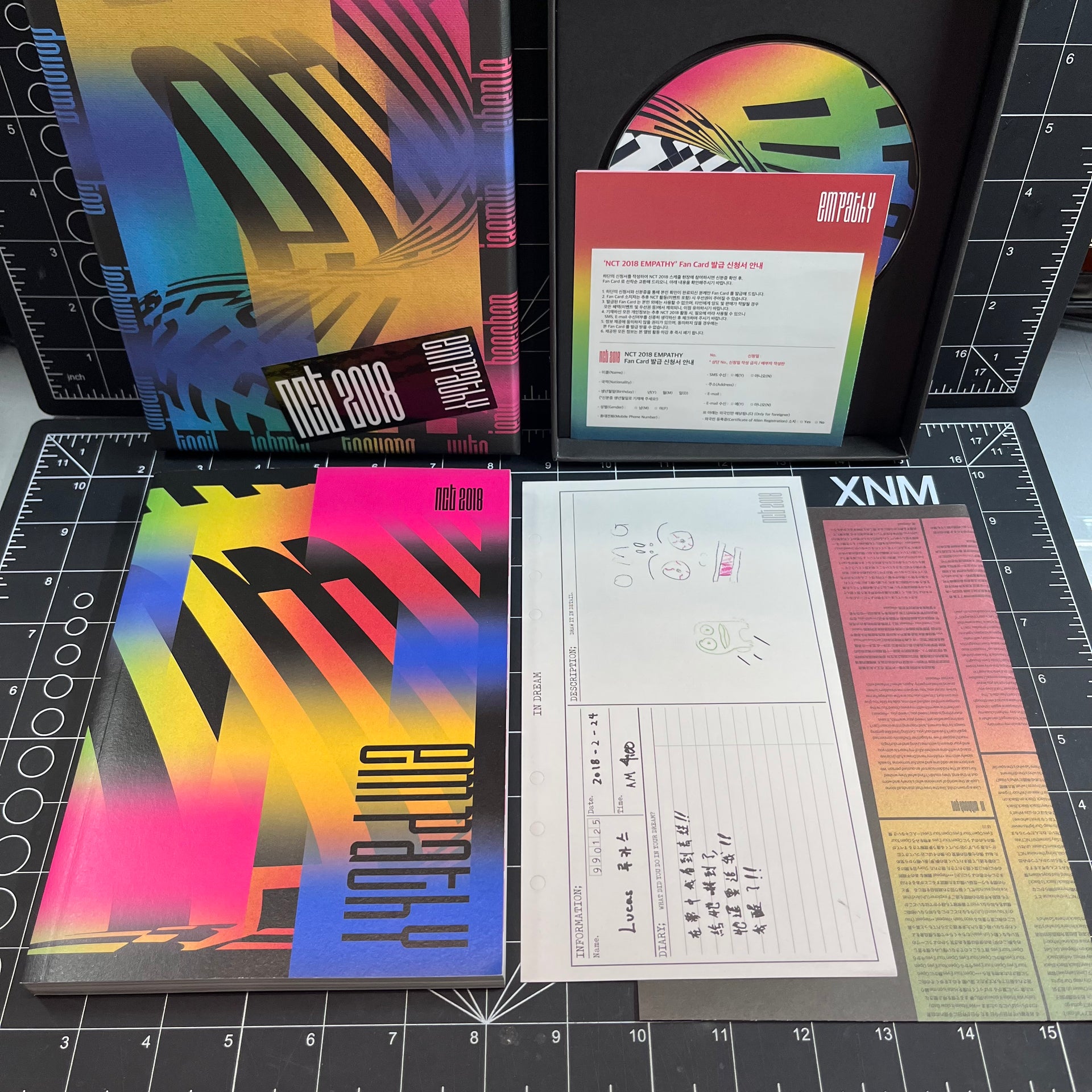 NCT 2018 EMPATHY [DREAM Ver.] Album KPOP Music CD + Photo