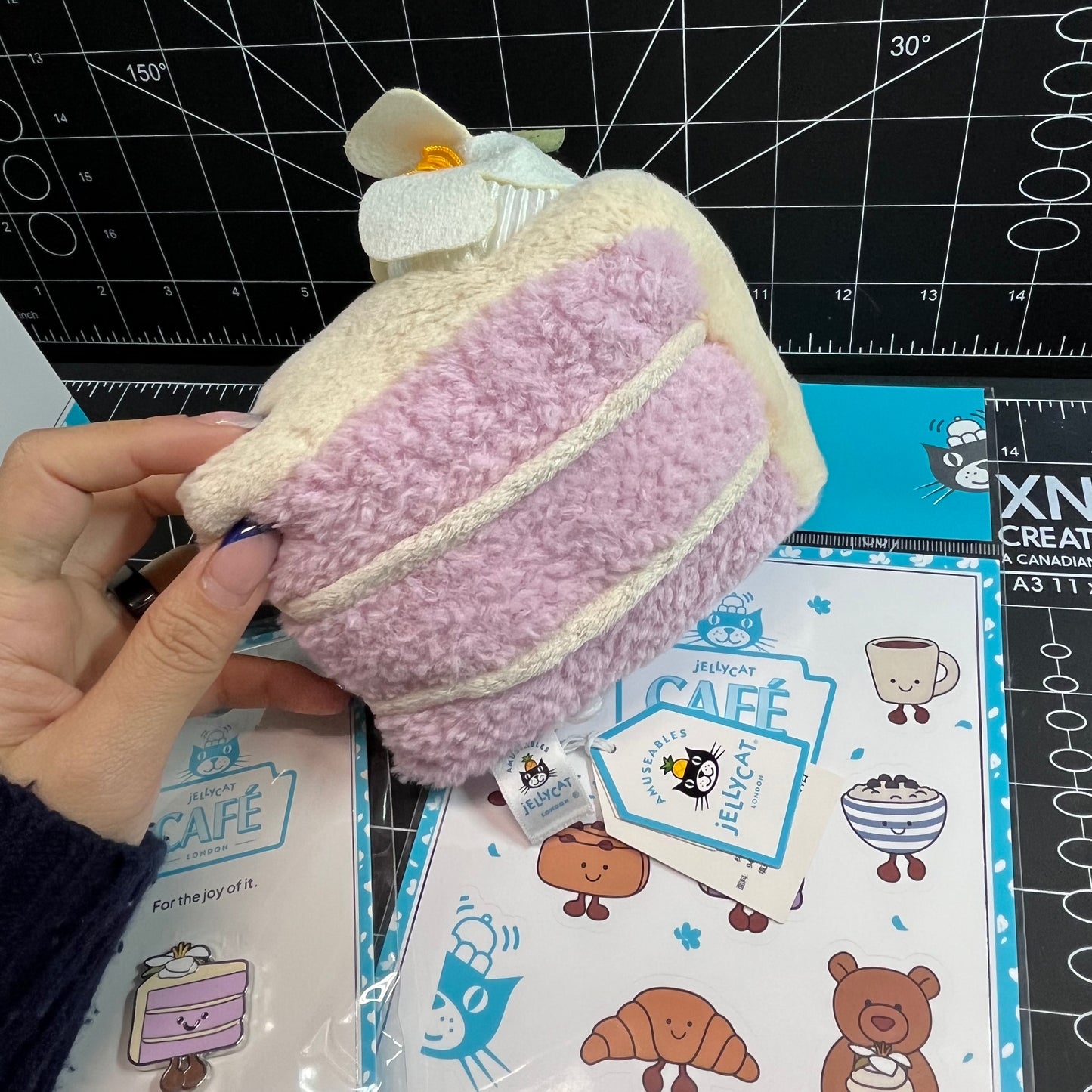 Pre-Order Jellycat Amusable Shanghai Exclusive Cafe Yulan Taro Cake