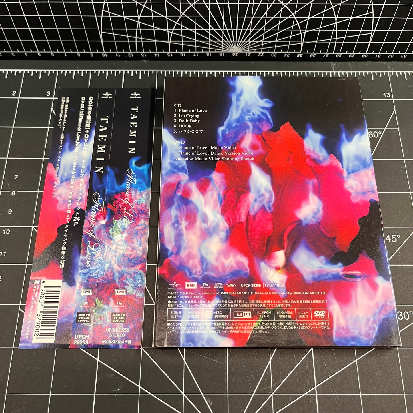Taemin The 2nd Mini Japanese Album Flame Of Love (Limited Edition)