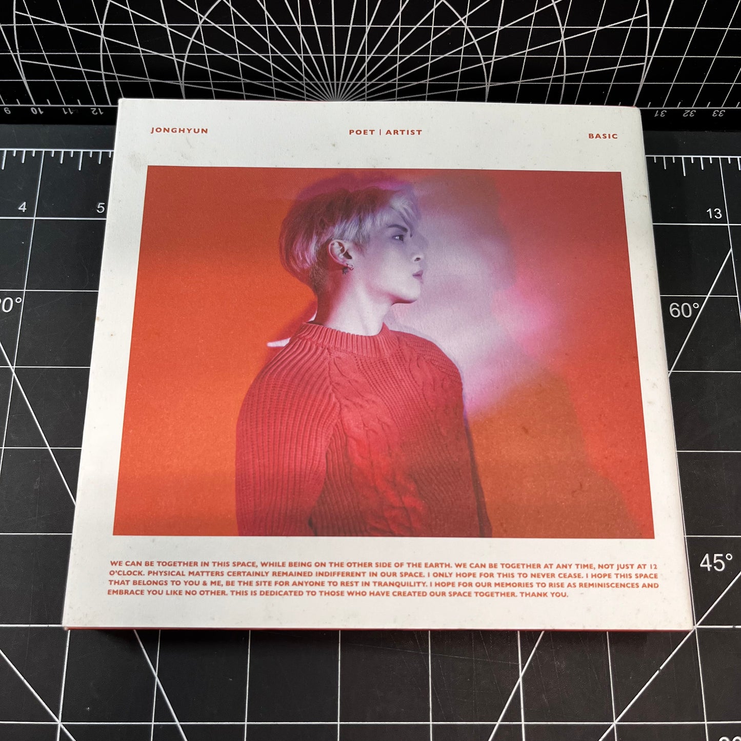 Jonghyun (SHINee) Solo Album Poet Artist - No Photocard