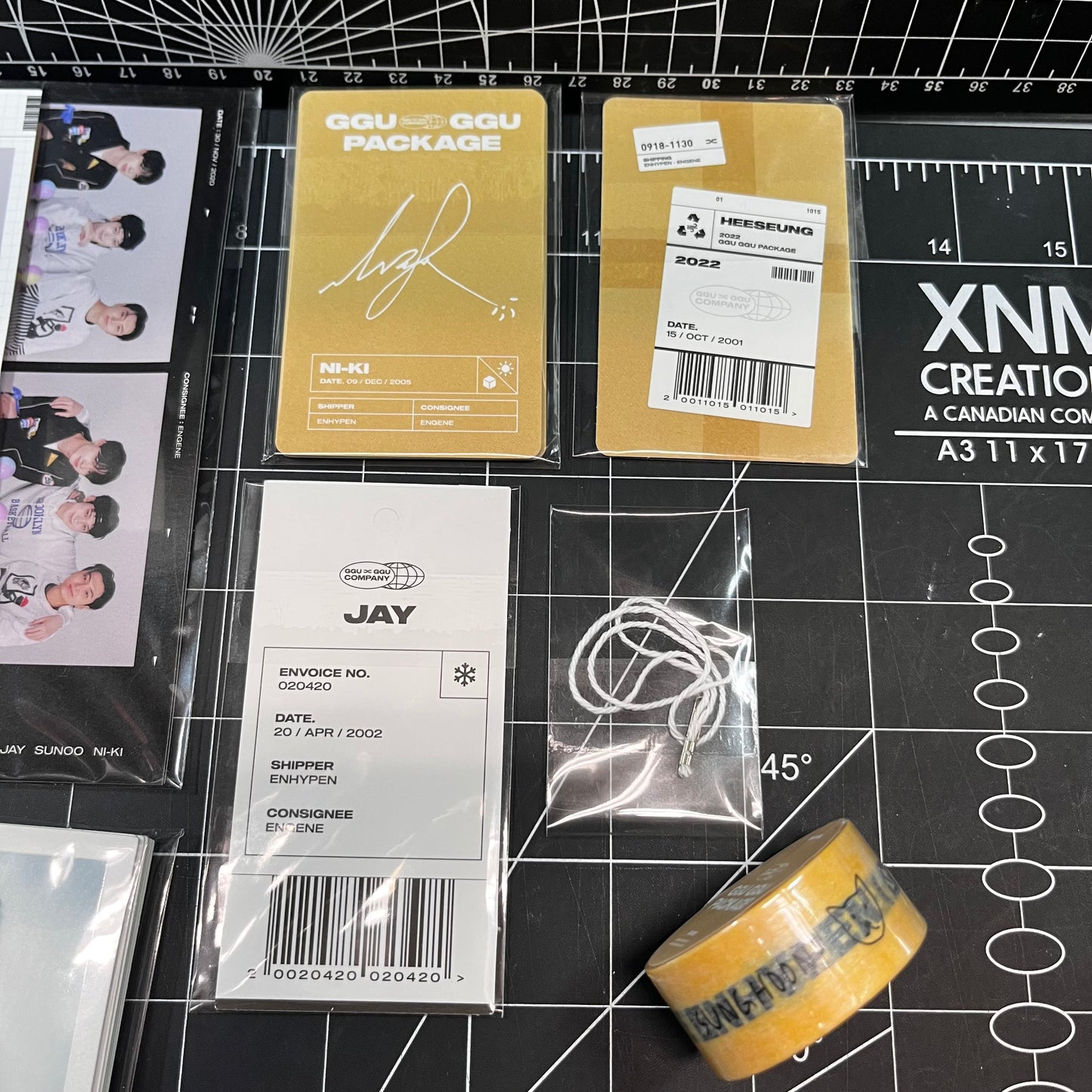 ENHYPEN GGU GGU Package Deco Package 2022 - Heesung Photocard