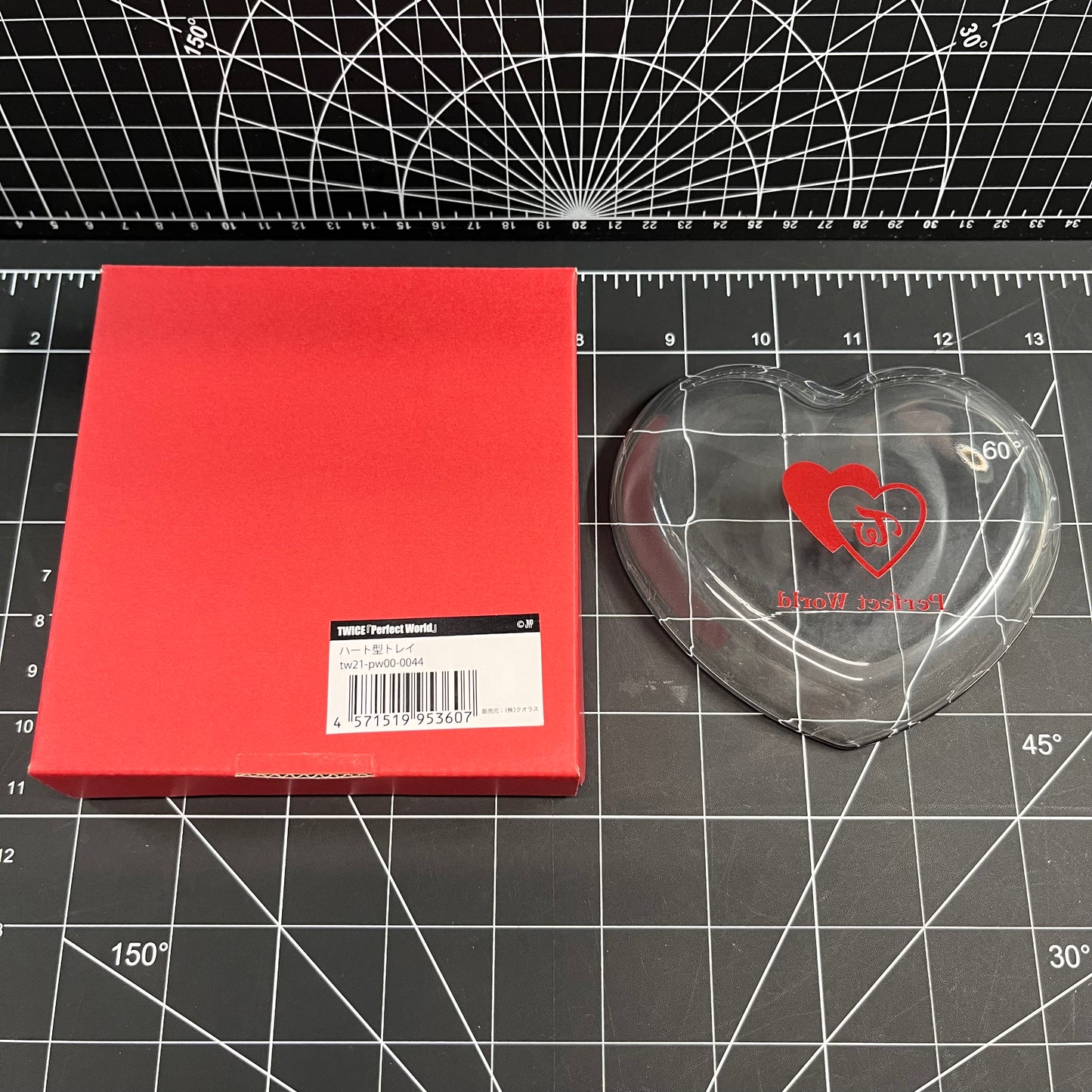 TWICE Perfect World Glass Heart Shaped Tray (Official Merchandise)