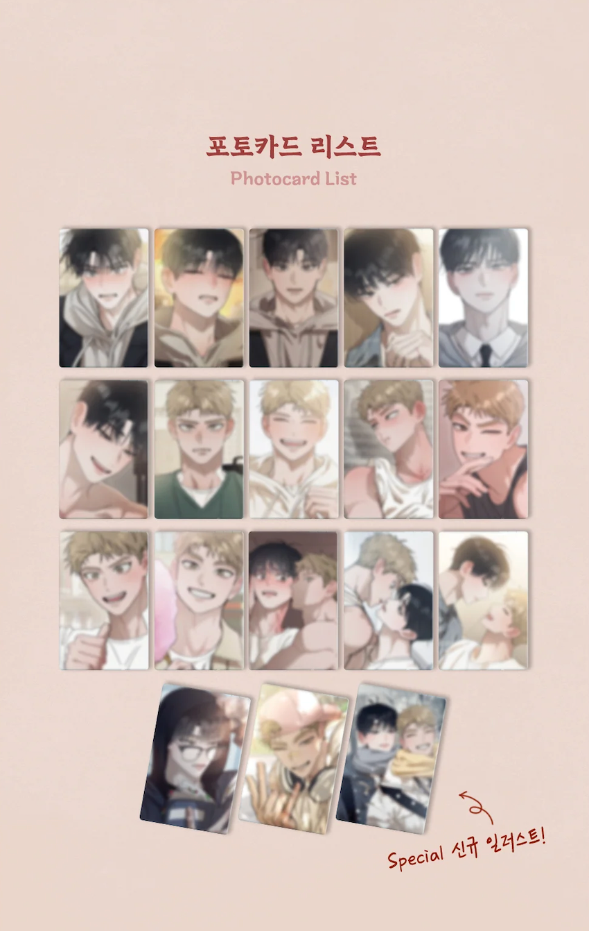 Lezhin Red Thread Quest Collection Photo Cards (Paris Pick-Up Order)