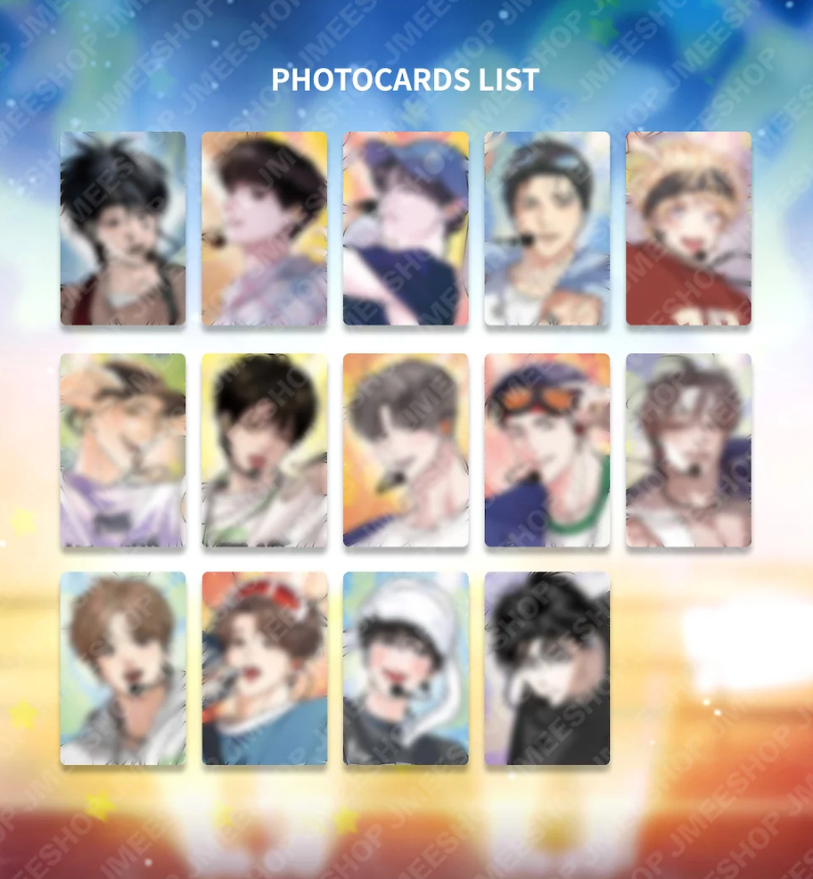 Lezhin SPAKLZ Collection B (Members Ver.) Photo Cards (Paris Pick-Up Order)