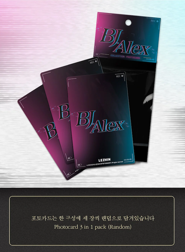 Lezhin BJ Alex Collection Photo Cards (Paris Pick-Up Order)