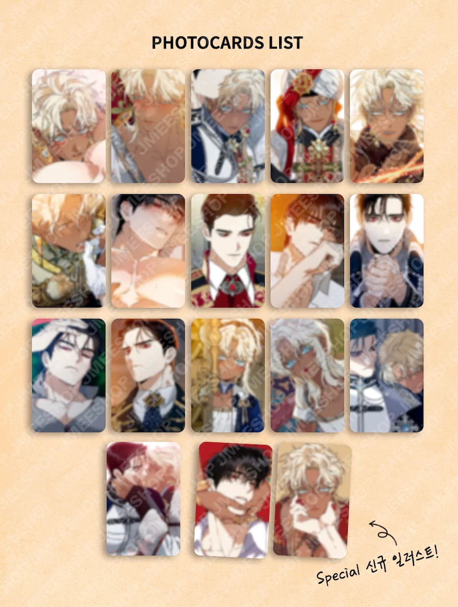 Lezhin Blossoms of the White Night Collection Photo Cards (Paris Pick-Up Order)