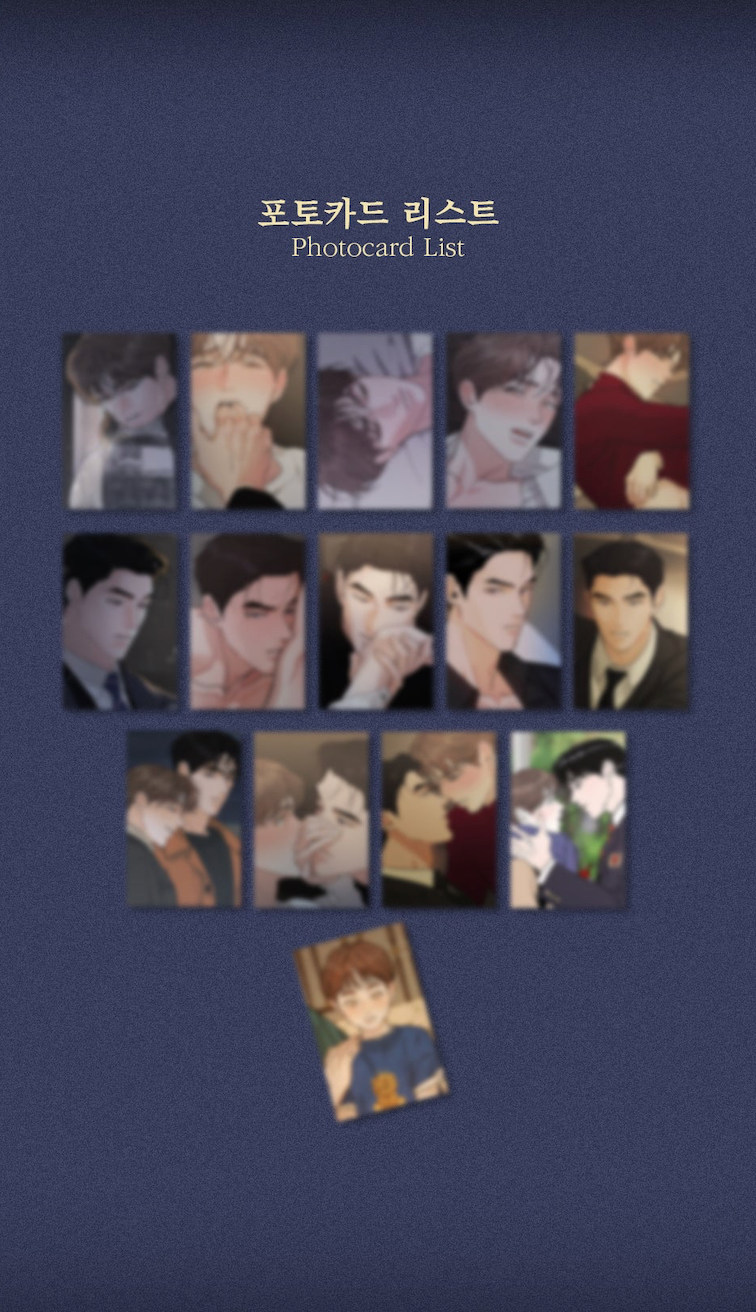 Lezhin Limited Run Collection Photo Cards (Paris Pick-Up Order)