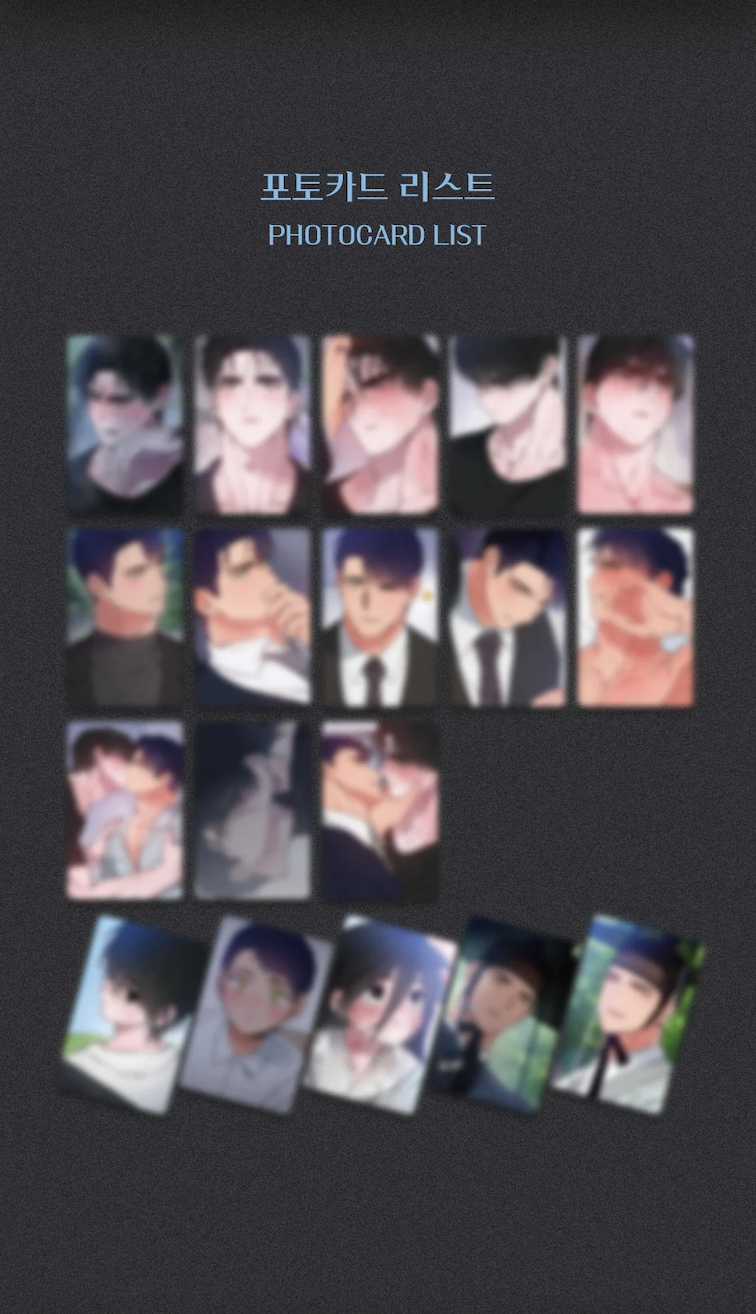 Lezhin Dawn of the Dragon Collection Photo Cards (Paris Pick-Up Order)