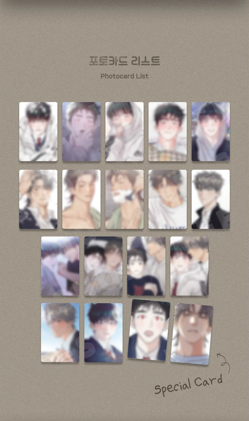 Lezhin A Lovely Meal Collection Photo Cards (Paris Pick-Up Order)