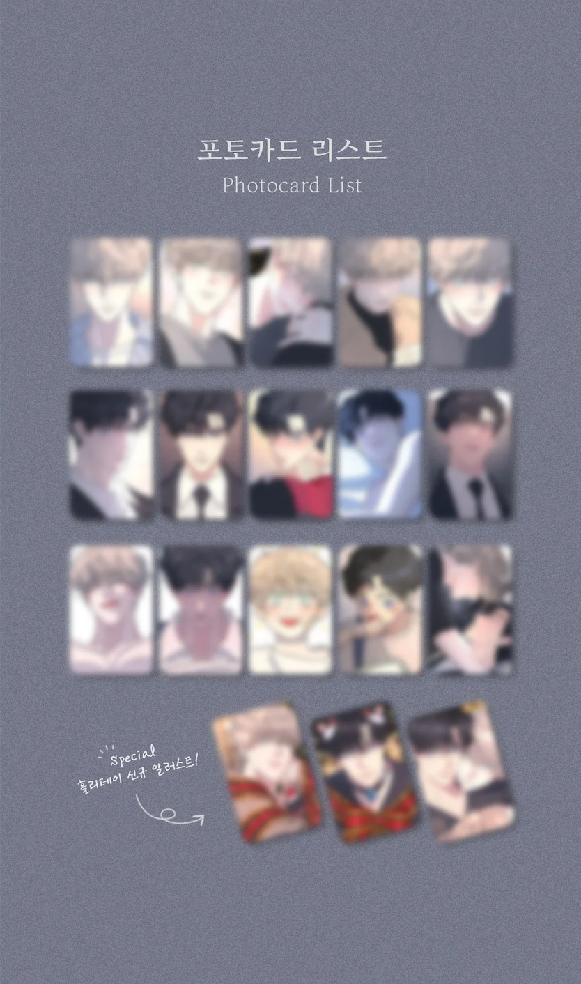 Lezhin A Tree Without Roots Collection Photo Cards (Paris Pick-Up Order)