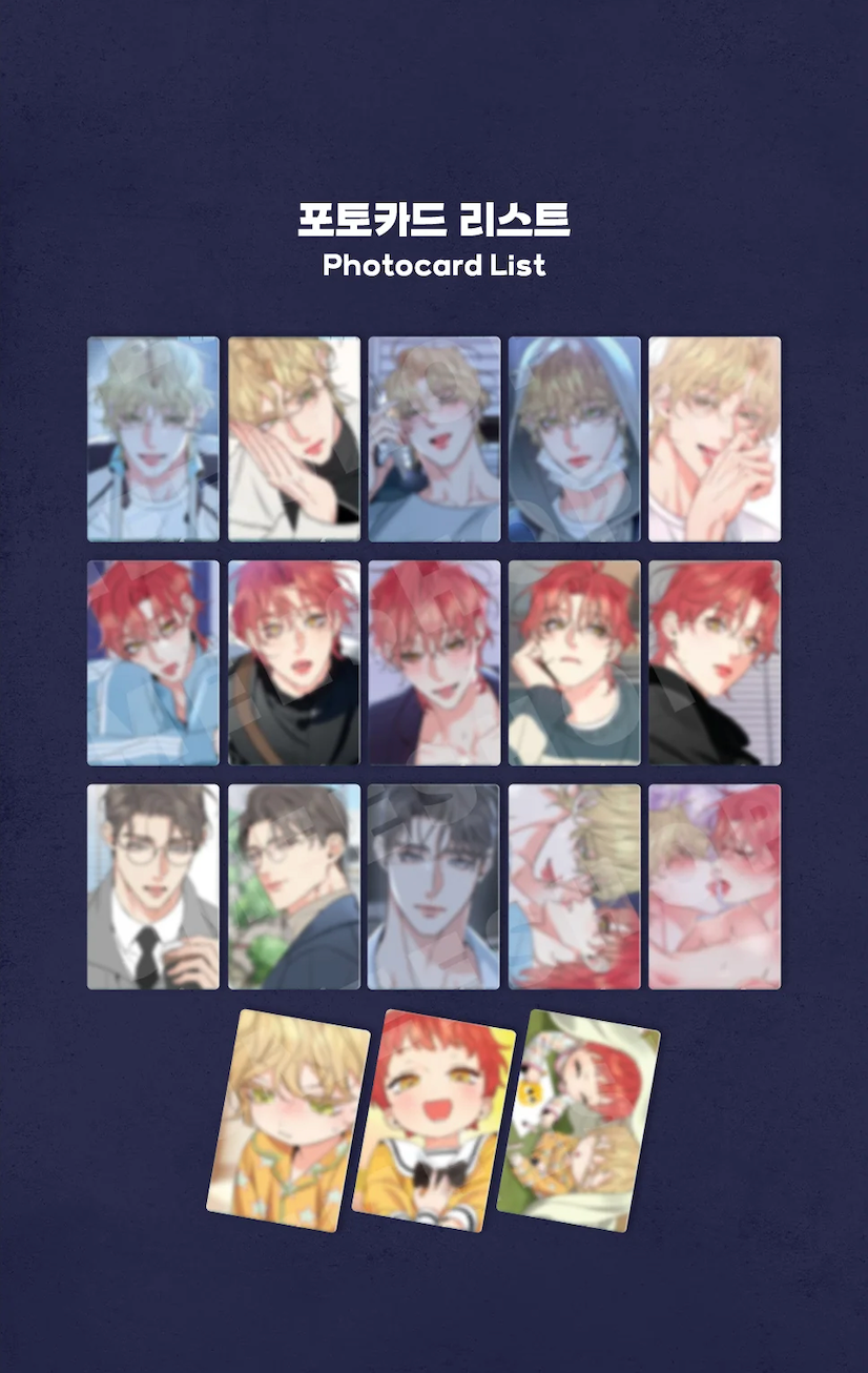 Lezhin Honey Trouble Ver. 2 Collection Photo Cards (Paris Pick-Up Order)