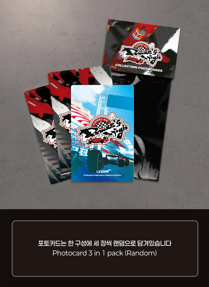 Lezhin Driver's High Collection Photo Cards (Paris Pick-Up Order)