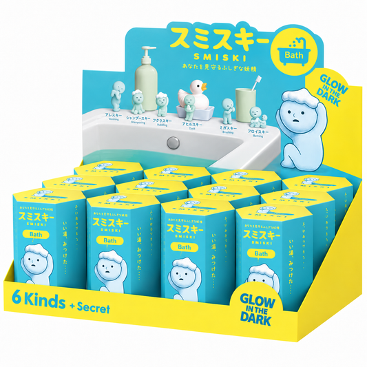 SMISKI Bath Series Glow in the Dark Collectible Mini Figures