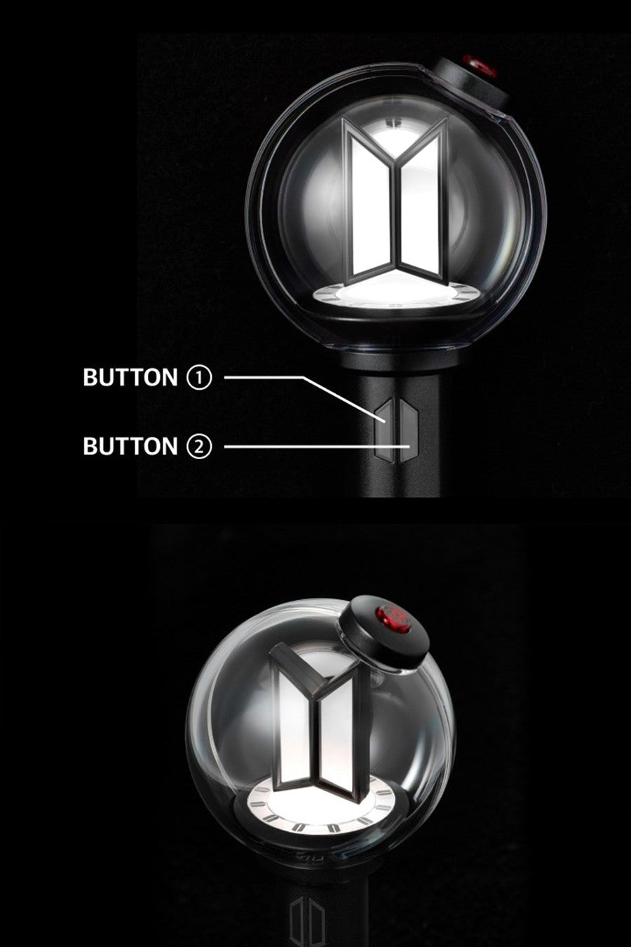 BTS OFFICIAL LIGHT STICK KEYRING VER.4
