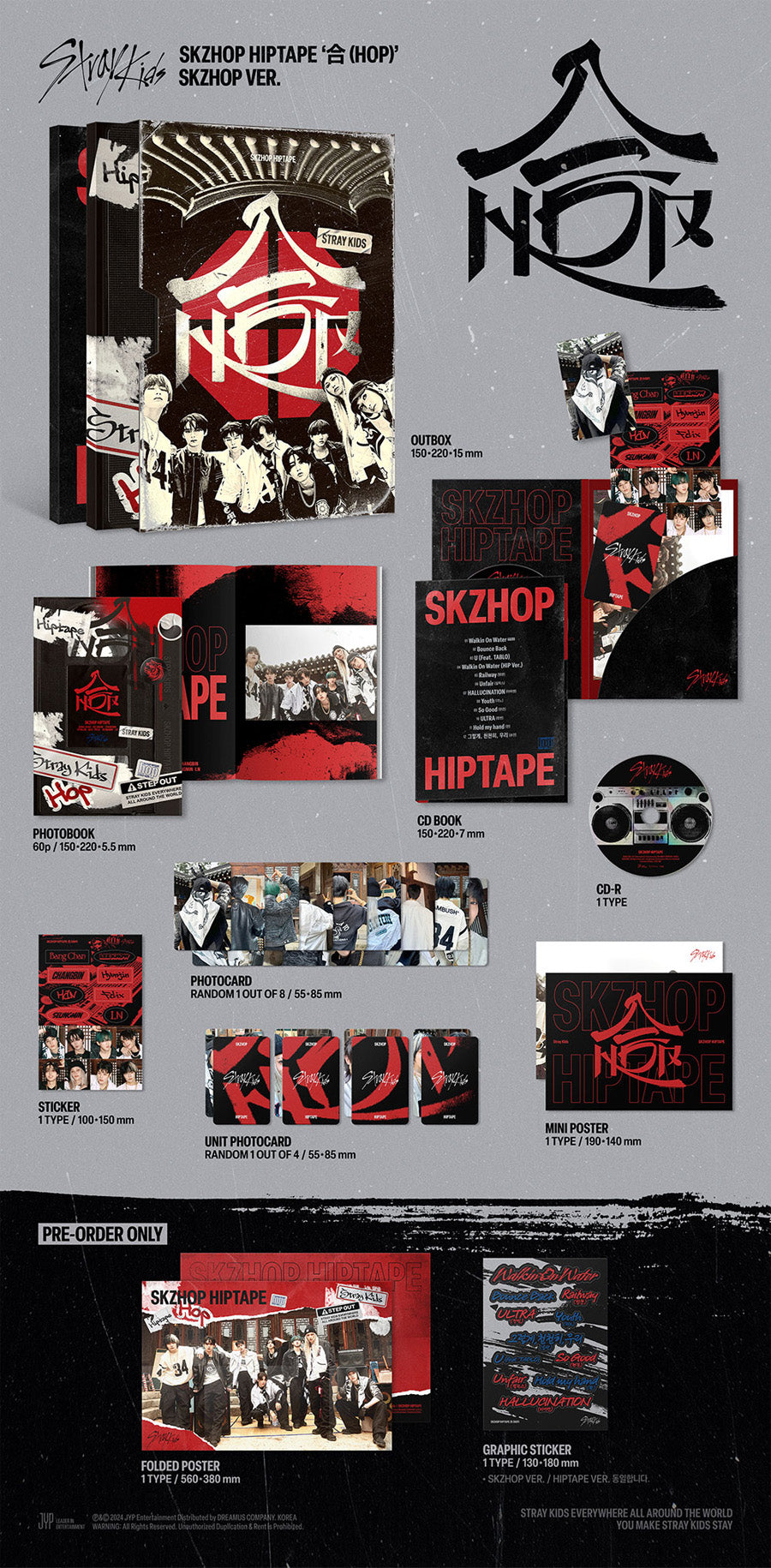 Stray Kids - [SKZHOP HIPTAPE ‘合 (HOP)’] (SKZHOP VER.)